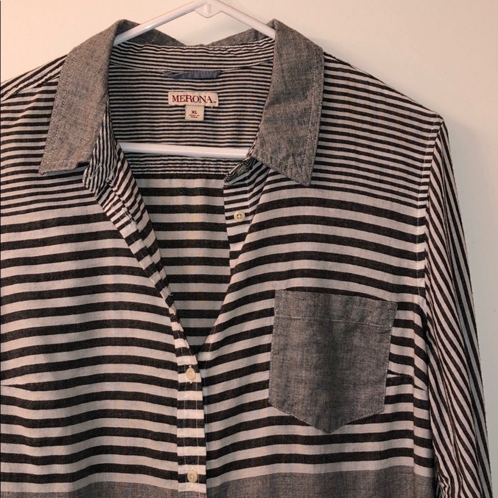 Striped button down - Picture 2 of 5